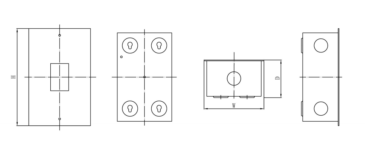 EBS4DP Dimensions